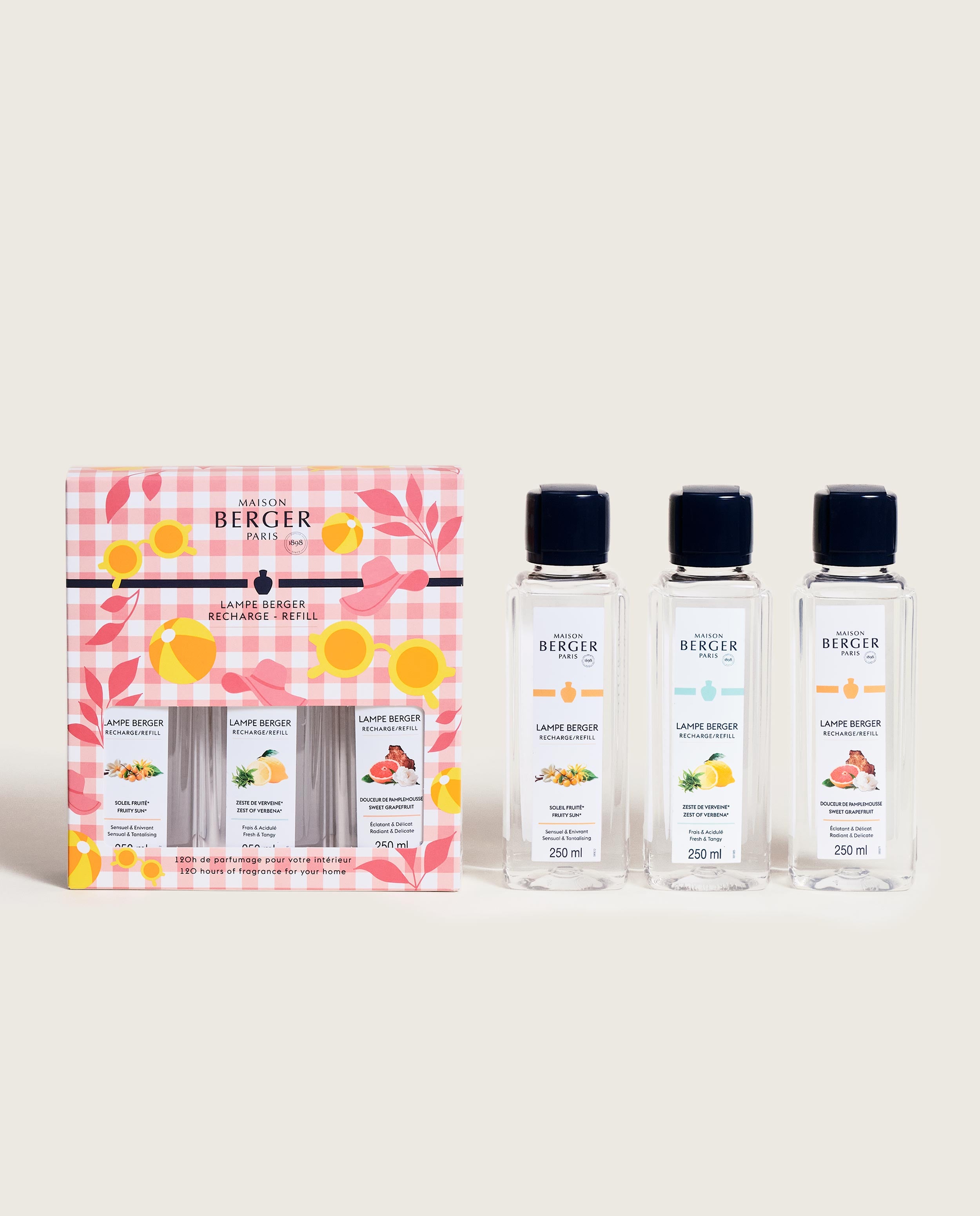 maison-berger-paris-coffret-3-recharges-lampe-berger-estivale-3x250ml image 3