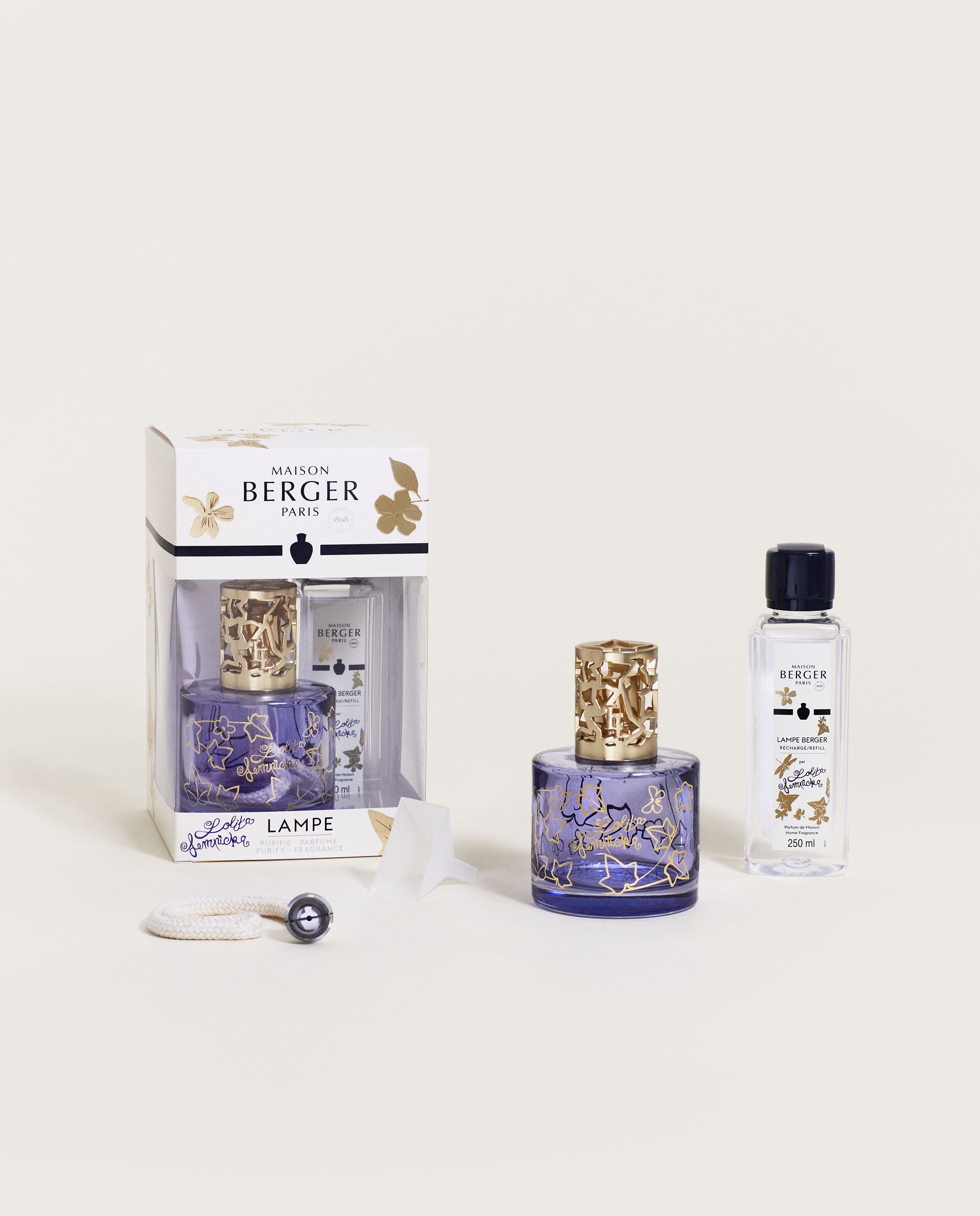 maison-berger-paris-coffret-lampe-berger-pure-lolita-lempicka-parme image 6