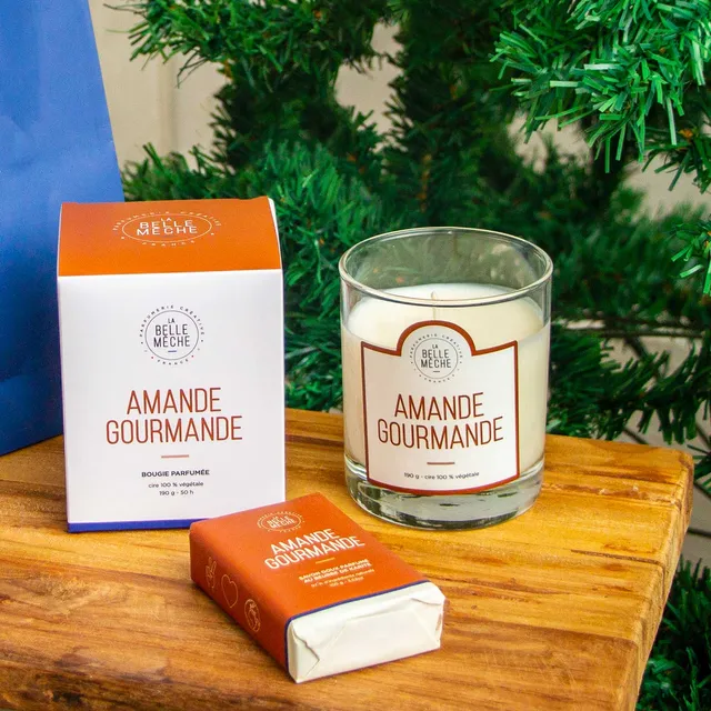 la-belle-m-che-duo-amande-gourmande-bougie-savon image 1